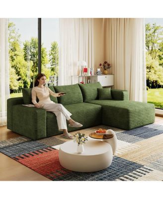 95" Modern U-Shaped Cloud Sectional Sofa