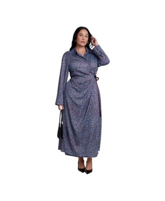 Women's Wrap Detail Maxi Dress
