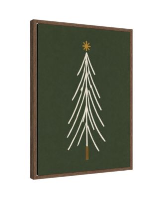 Minimalist Tree by Laura Moss Framed Canvas Wall Art Print