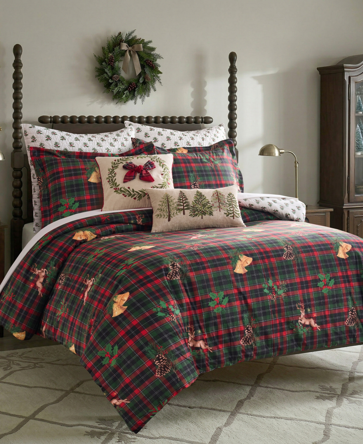 Levtex Home Merry Tartan Textured 2-Piece Comforter Set, Twin/Twin Xl