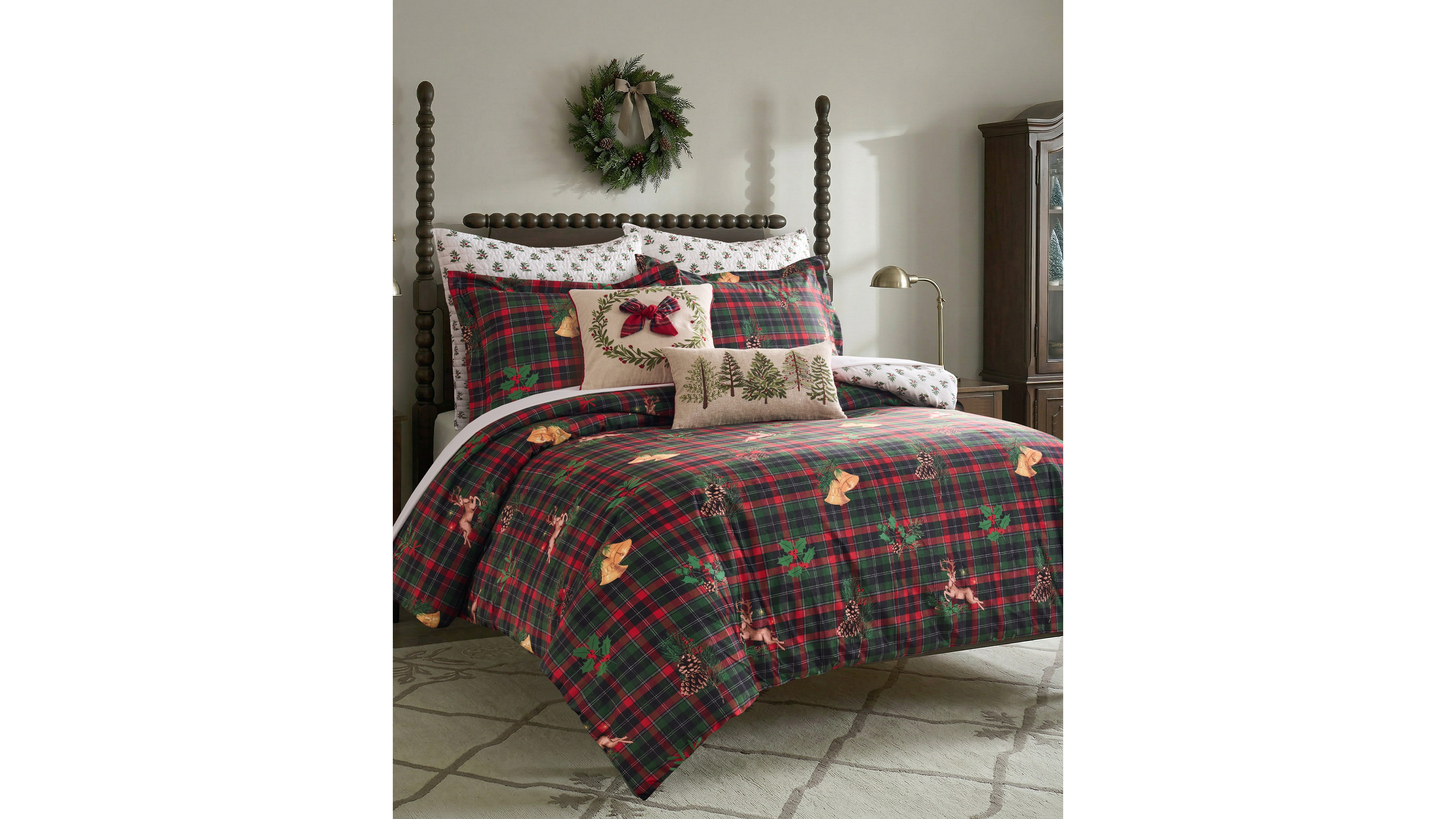 Levtex Home Merry Tartan Textured 2-Piece Comforter Set, Twin/Twin Xl