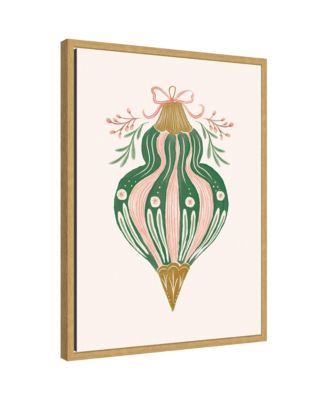Sylvie Framed Canvas Holiday Ornament Collection 4 by Jill Labieniec