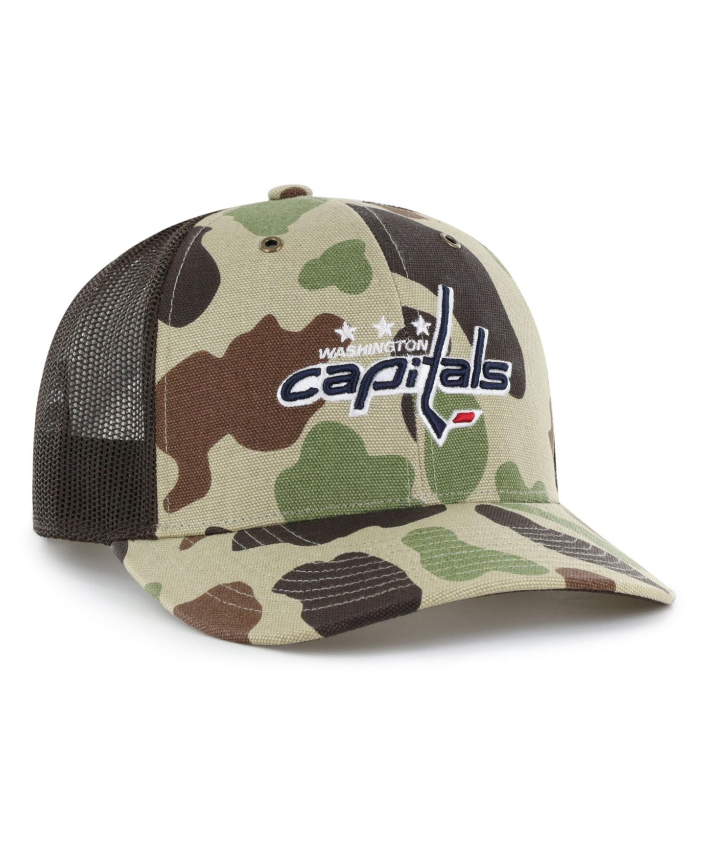 Мужская кепка '47 Brand Camo Washington Capitals Duck Camo Trucker Hat — фото 2