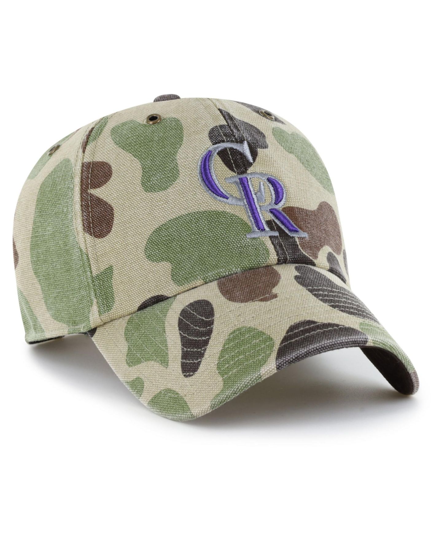 Мужская кепка '47 Brand Camo Colorado Rockies Duck Camo Clean Up Adjustable Hat — фото 2
