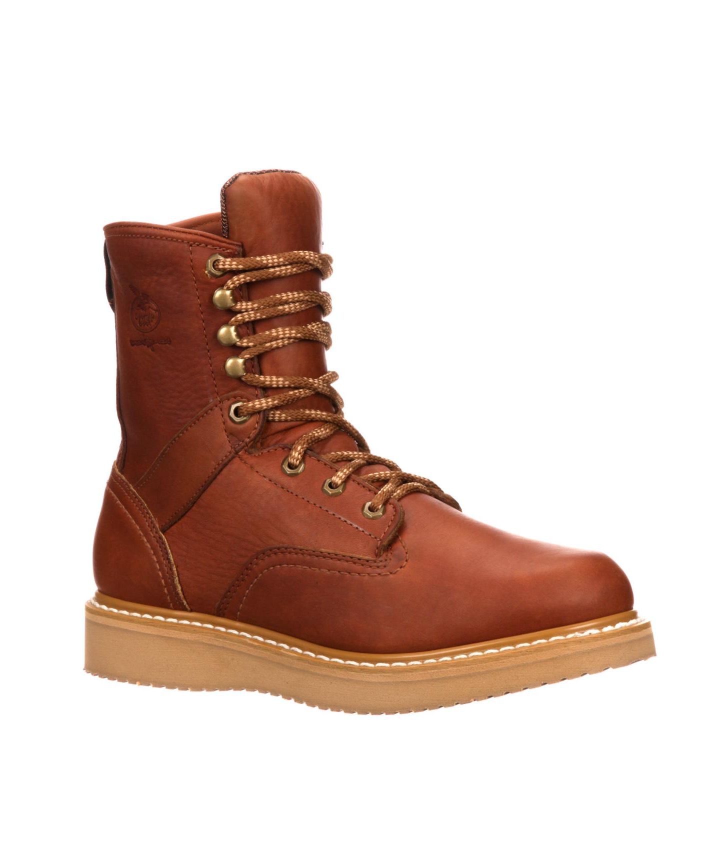 Мужские ботинки GEORGIA BOOT 8" Wedge Work Boot, цвет: Золотой — фото 8