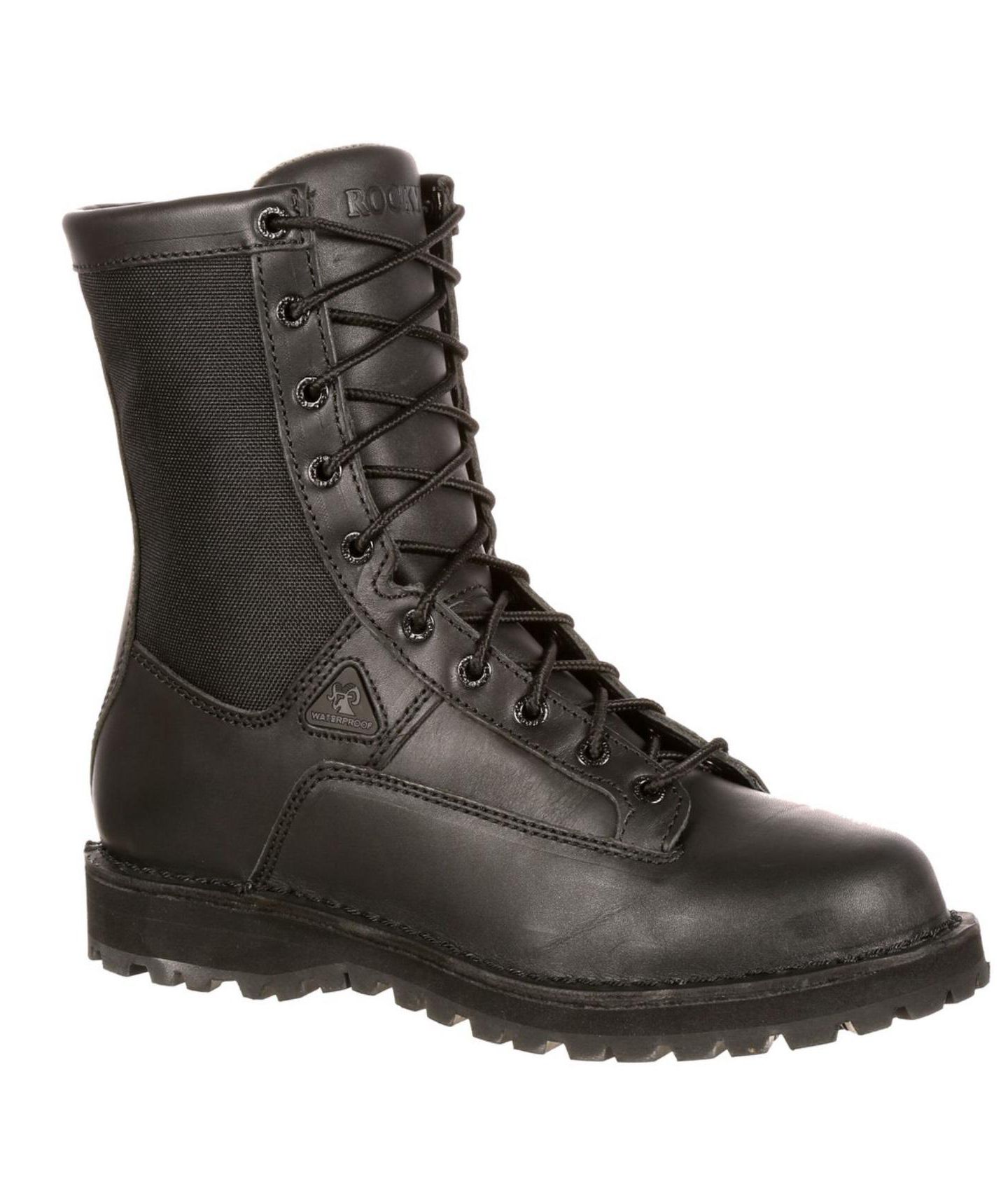 Мужские ботинки ROCKY Portland Lace-to-Toe Waterproof Public Service, цвет: Чёрный — фото 8