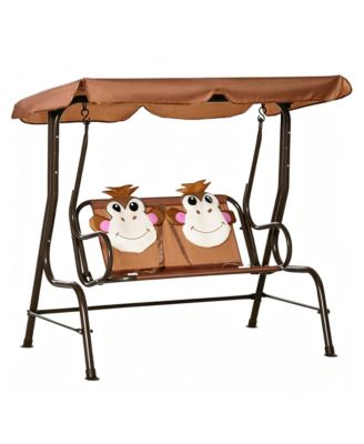 Kids Swing Set for Supervised Play at Home, Ages 3-6