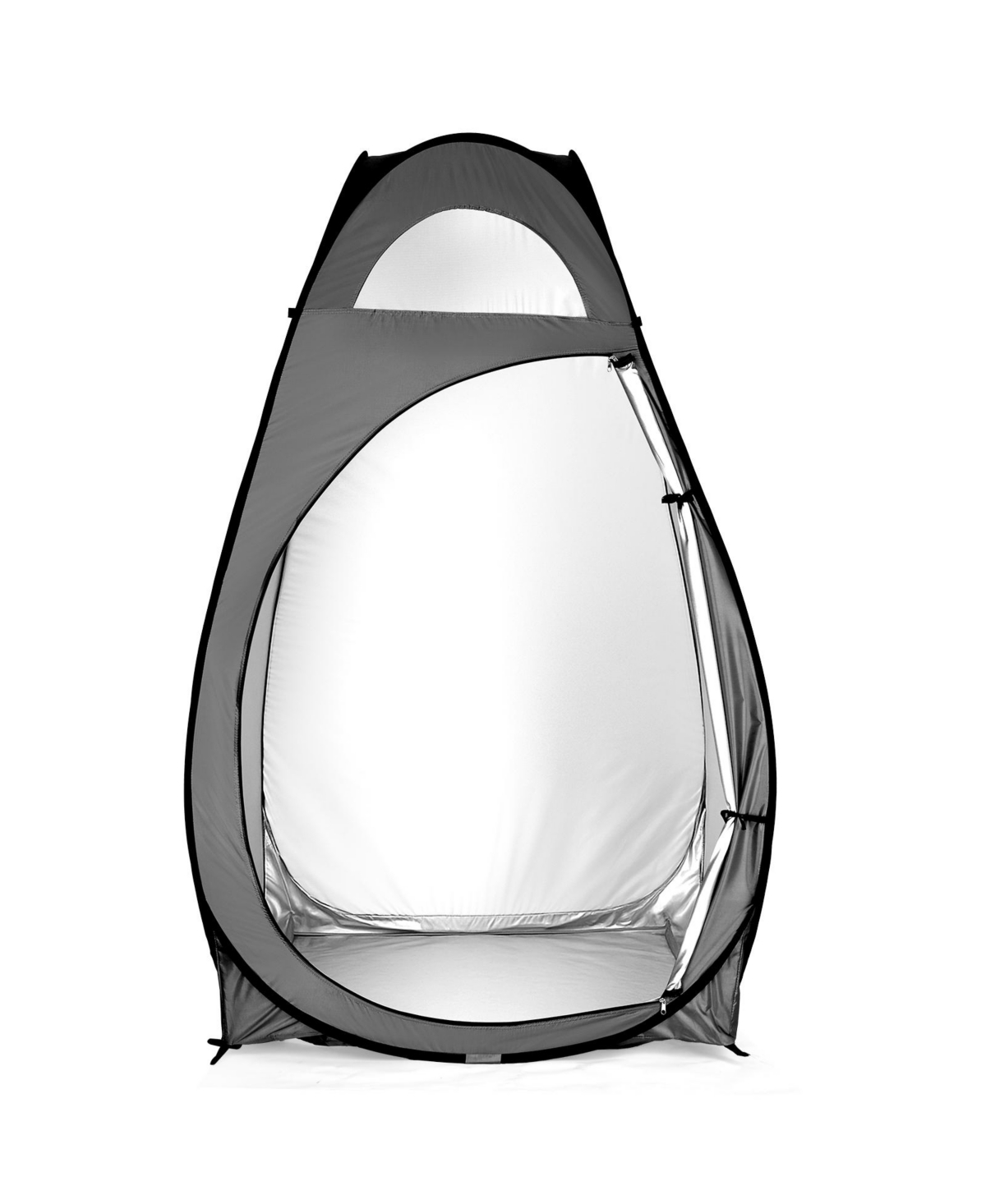Sevorley Portable Outdoor Pop-up Toilet Dressing Fitting Room Privacy Shelter Tent Black, 180T Plasters Steel Construction