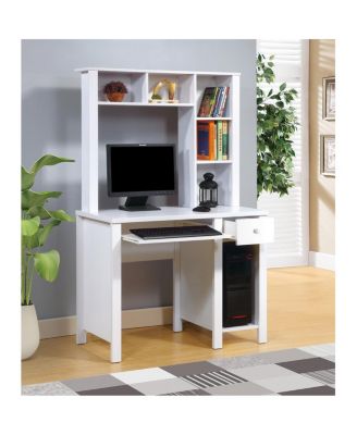  Student Desk with Hutch and Keyboard Drawer