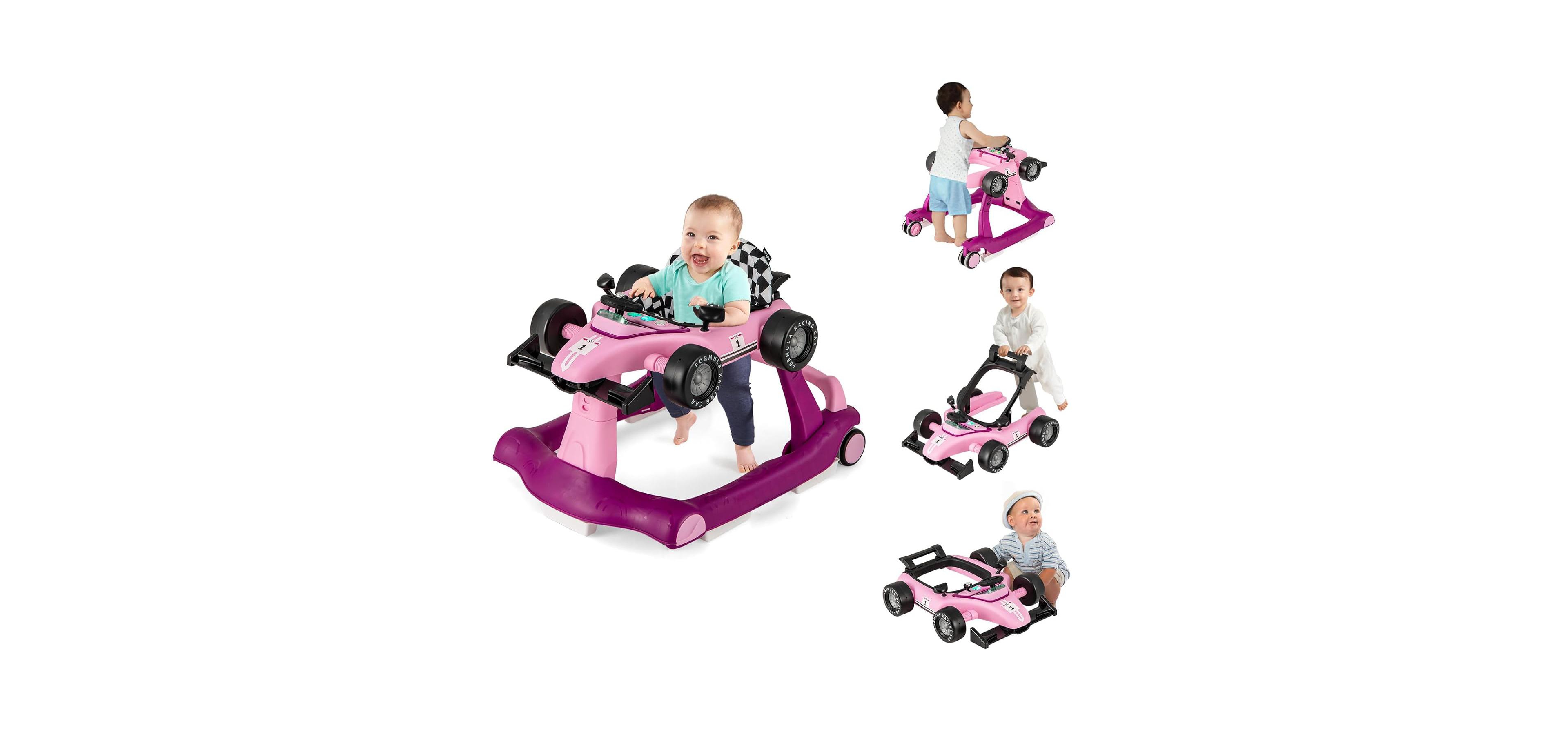 Volenca 4-in-1 Foldable Adjustable-Height Activity Push Walker