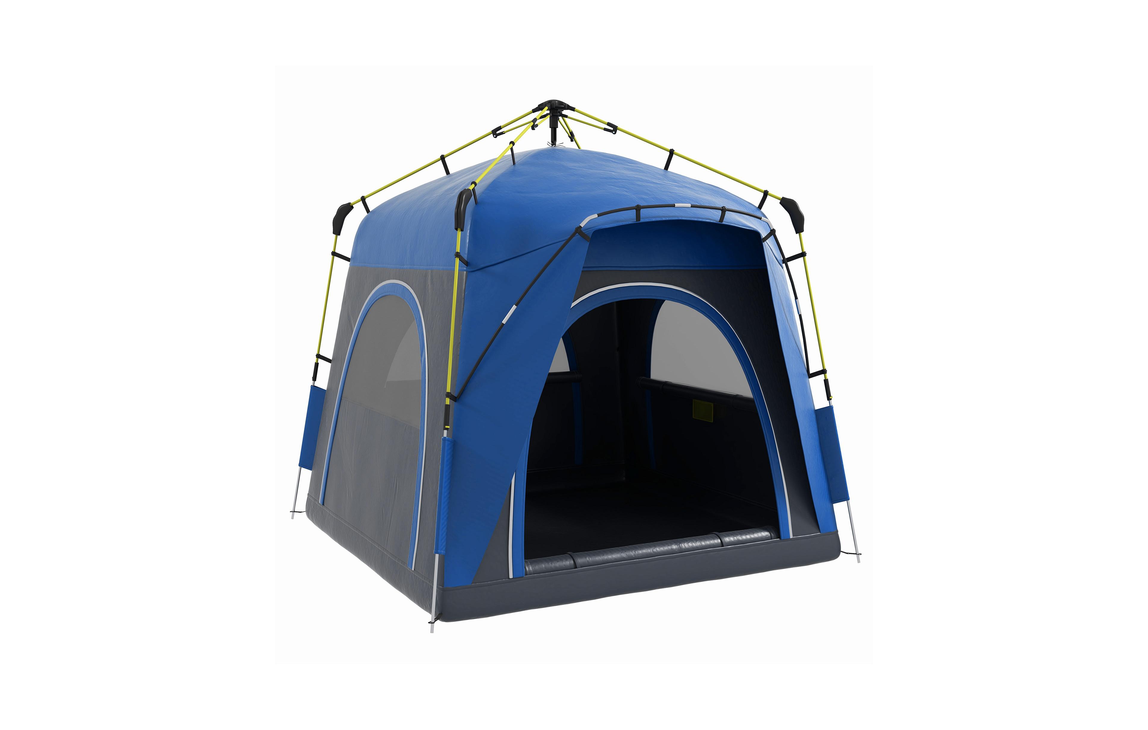Sevorley Camping Tent, Polyester Fabric, Pe Cloth, Mesh, Fiberglass Construction