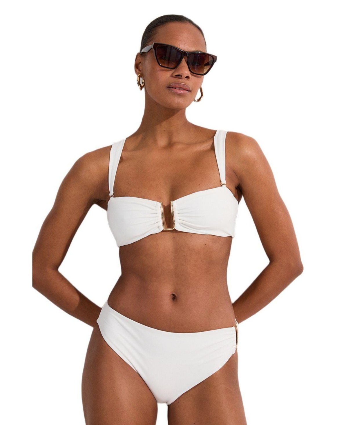 Karen Millen Women's Bikini Bottoms With Trim