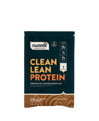 Clean Lean Protein Pea Protein Powder, Chocolate Peanut Butter, 1 Travel Sachet with 18g Protein, 0.9oz