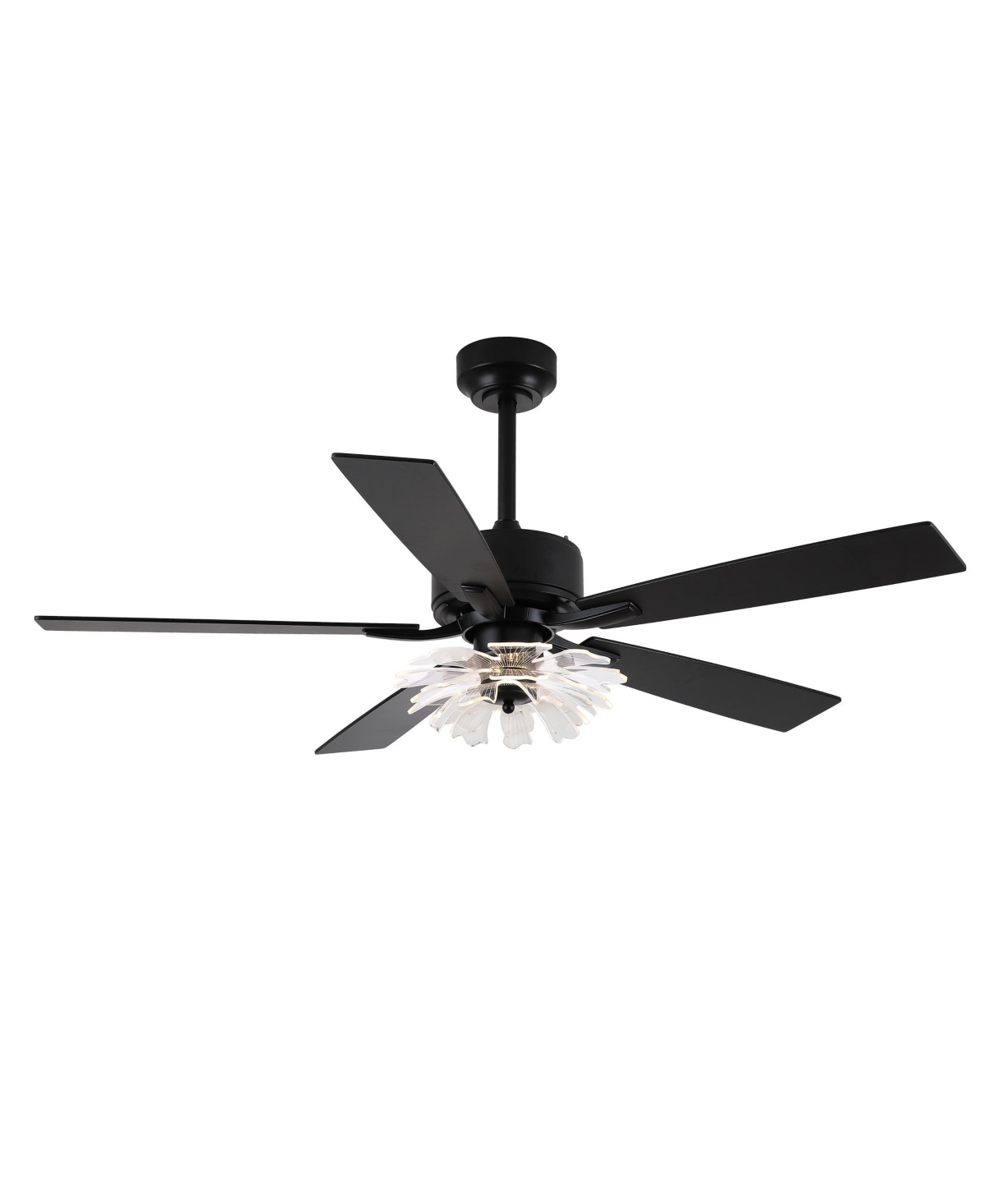 Parrot Uncle 60 Modern 3 Blades Ceiling Fan with Remote - Matte black