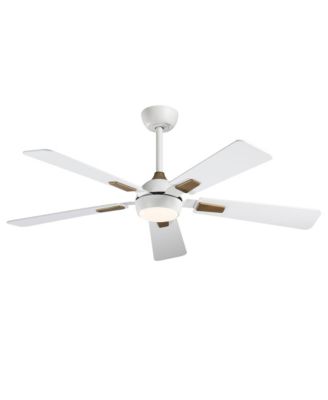 52inch Modern  Smart Ceiling Fan with Dimmable LED Light and Remote