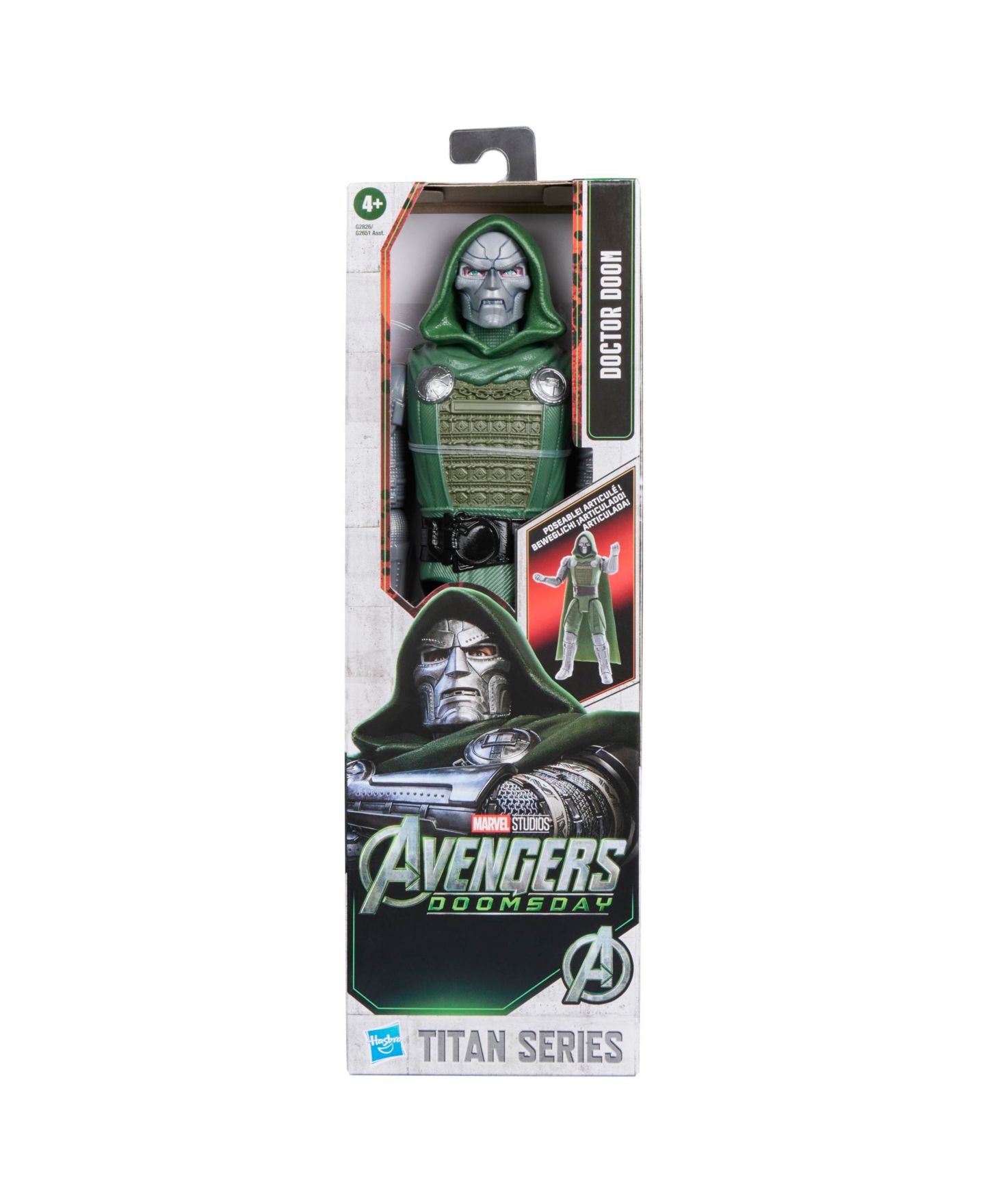 Детская фигурка Marvel Doctor Doom Avengers: Doomsday Titan Series 11.5" Action Figure, Ages 4+ — фото 2