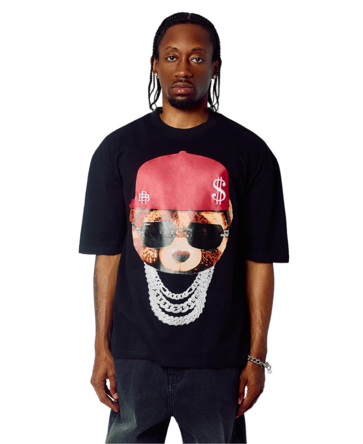Reason Men's Teddy Heavy Terry Short Sleeve T-Shirt