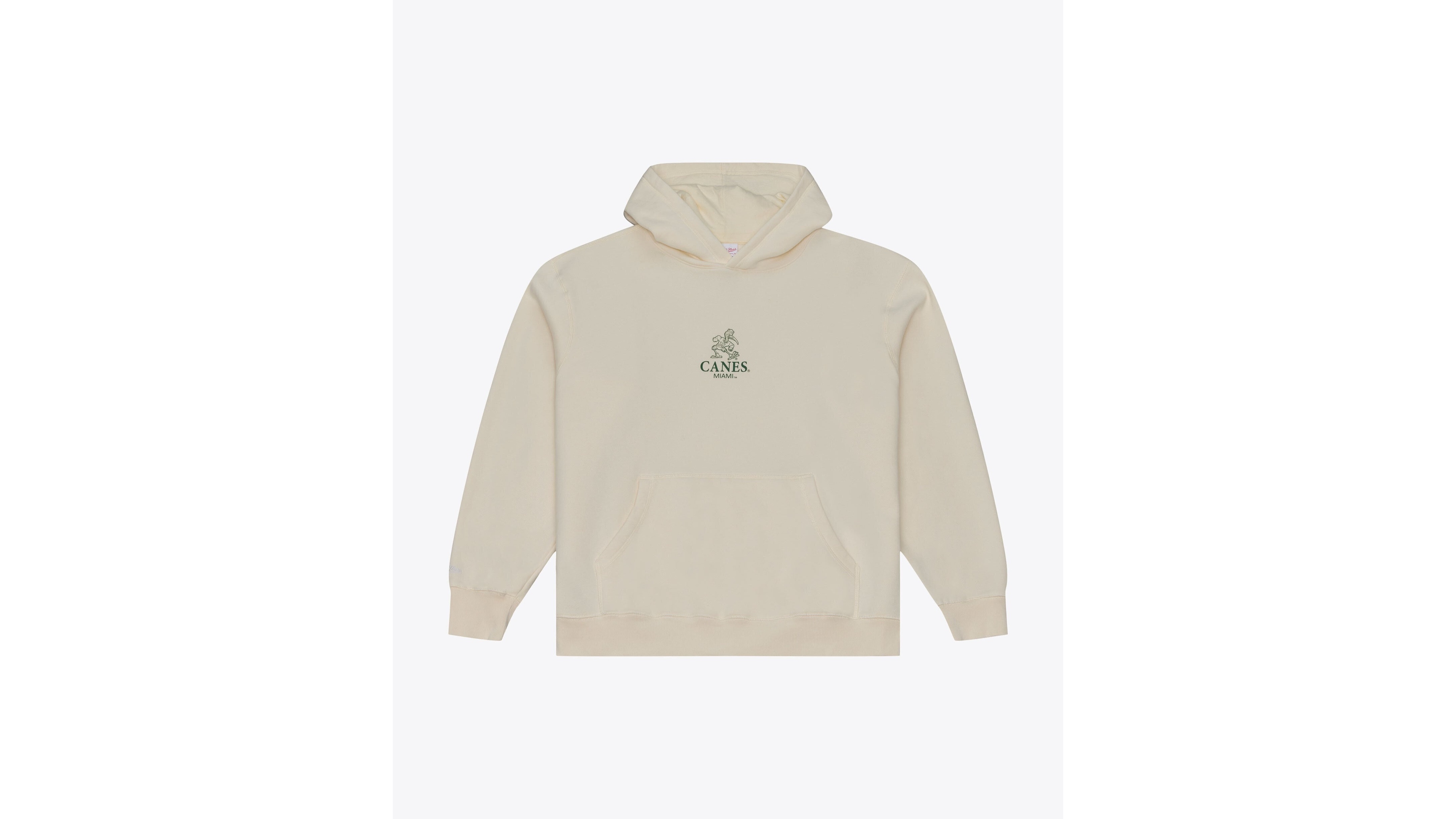 Mitchell & Ness Men's Cream Miami Hurricanes Core Icon Fleece Hoodie