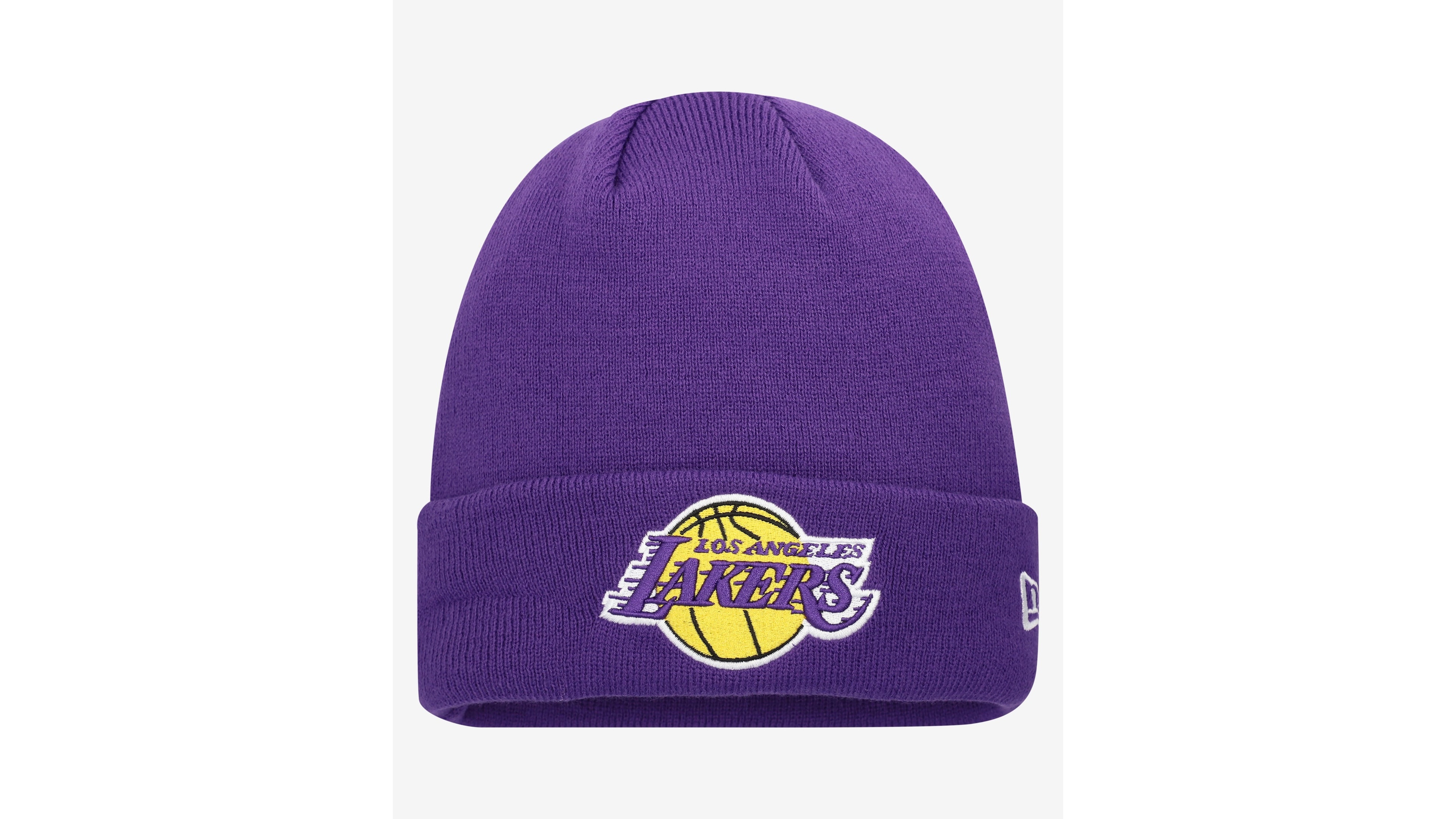 New Era Men's Purple Los Angeles Lakers Cuffed Knit Hat