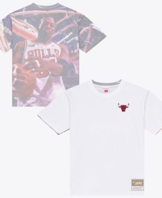 Men's Dennis Rodman White Chicago Bulls Hardwood Classics Player Sublimated T-Shirt