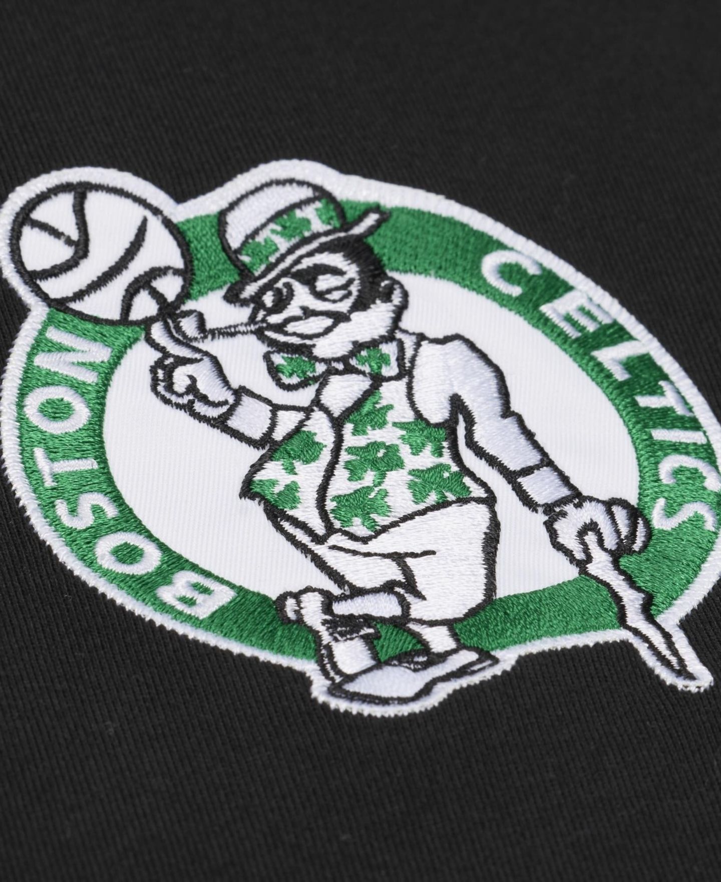 Мужская футболка Mitchell & Ness Bill Russell Black Boston Celtics Hardwood Classics Player — фото 4