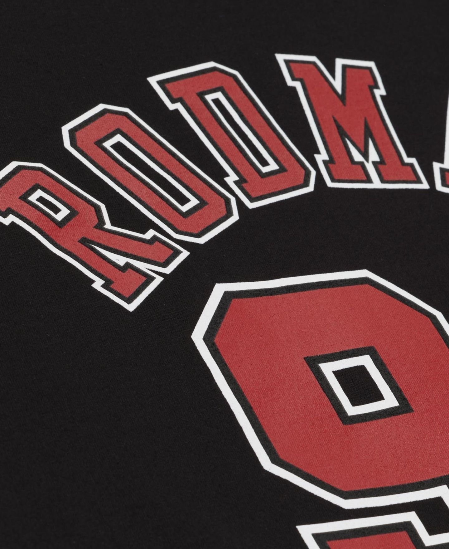 Мужская футболка Mitchell & Ness Dennis Rodman Black Chicago Bulls Hardwood Classics Name Number Classic — фото 5