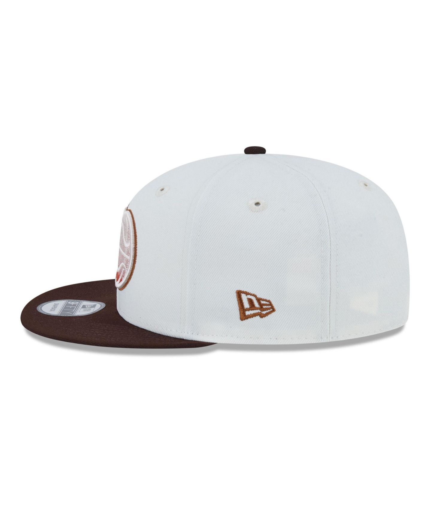 Мужская кепка New Era White Orlando Magic Pumpkin Spice 9FIFTY Snapback Hat — фото 6