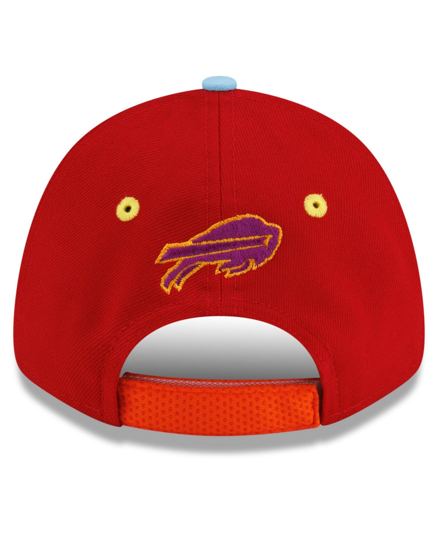 Детская кепка New Era Josh Allen White/Red Buffalo Bills Mason Billustration 9FORTY Adjustable Hat — фото 3