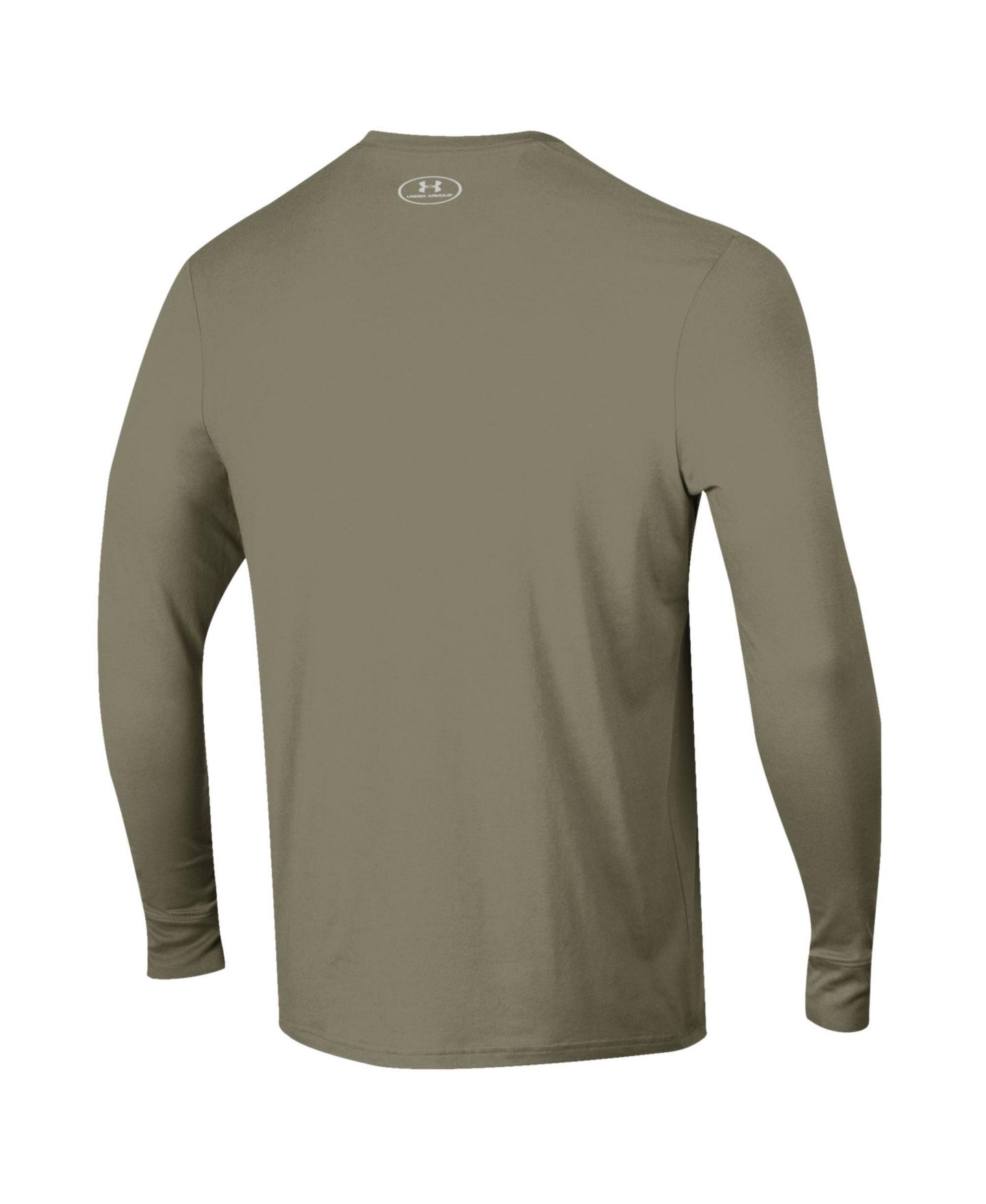 Мужская футболка Under Armour Tan Notre Dame Fighting Irish 2026 Freedom Collection Long-Sleeves — фото 3