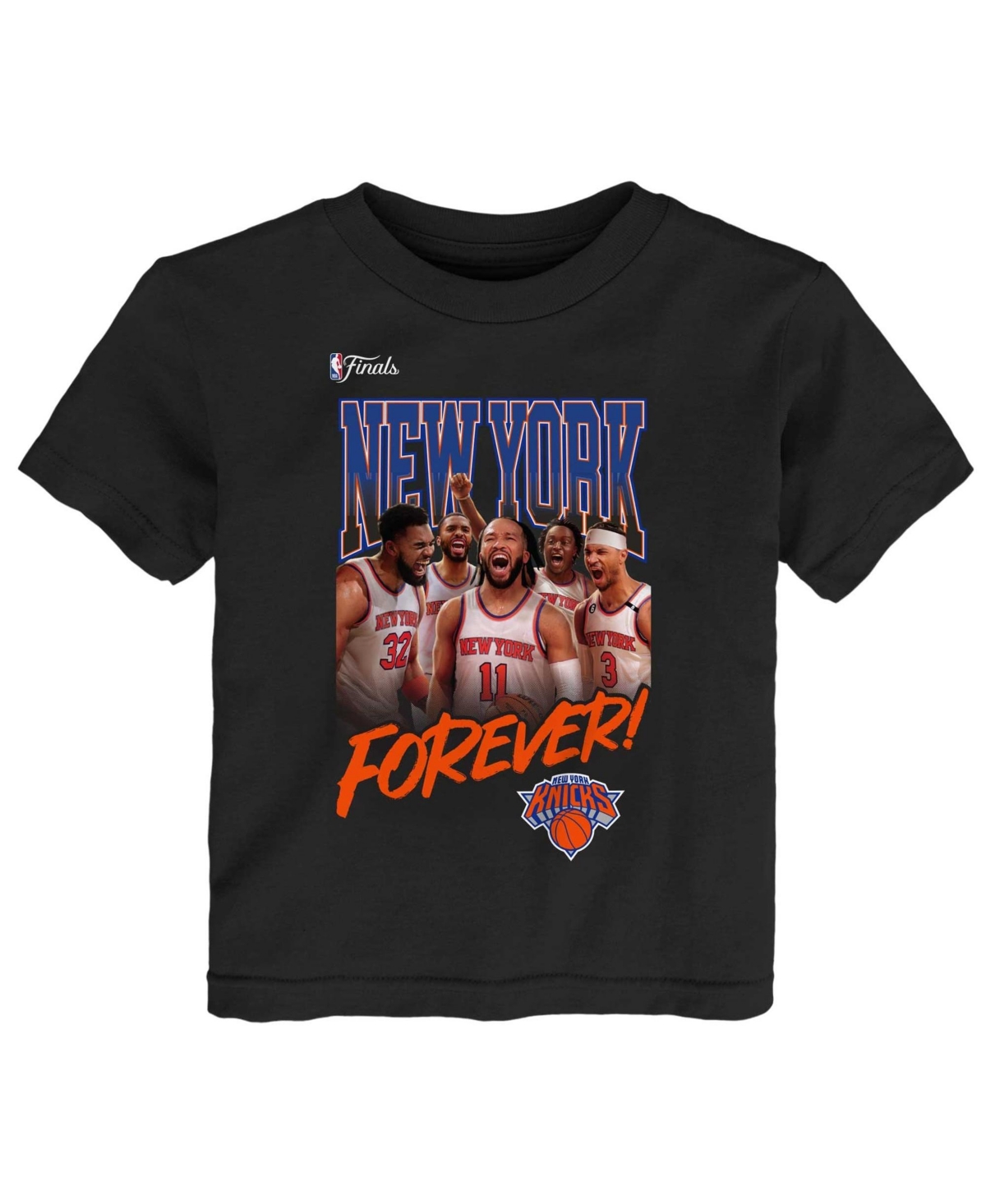 Outerstuff Toddler Black New York Knicks Ny Forever T-Shirt - Black