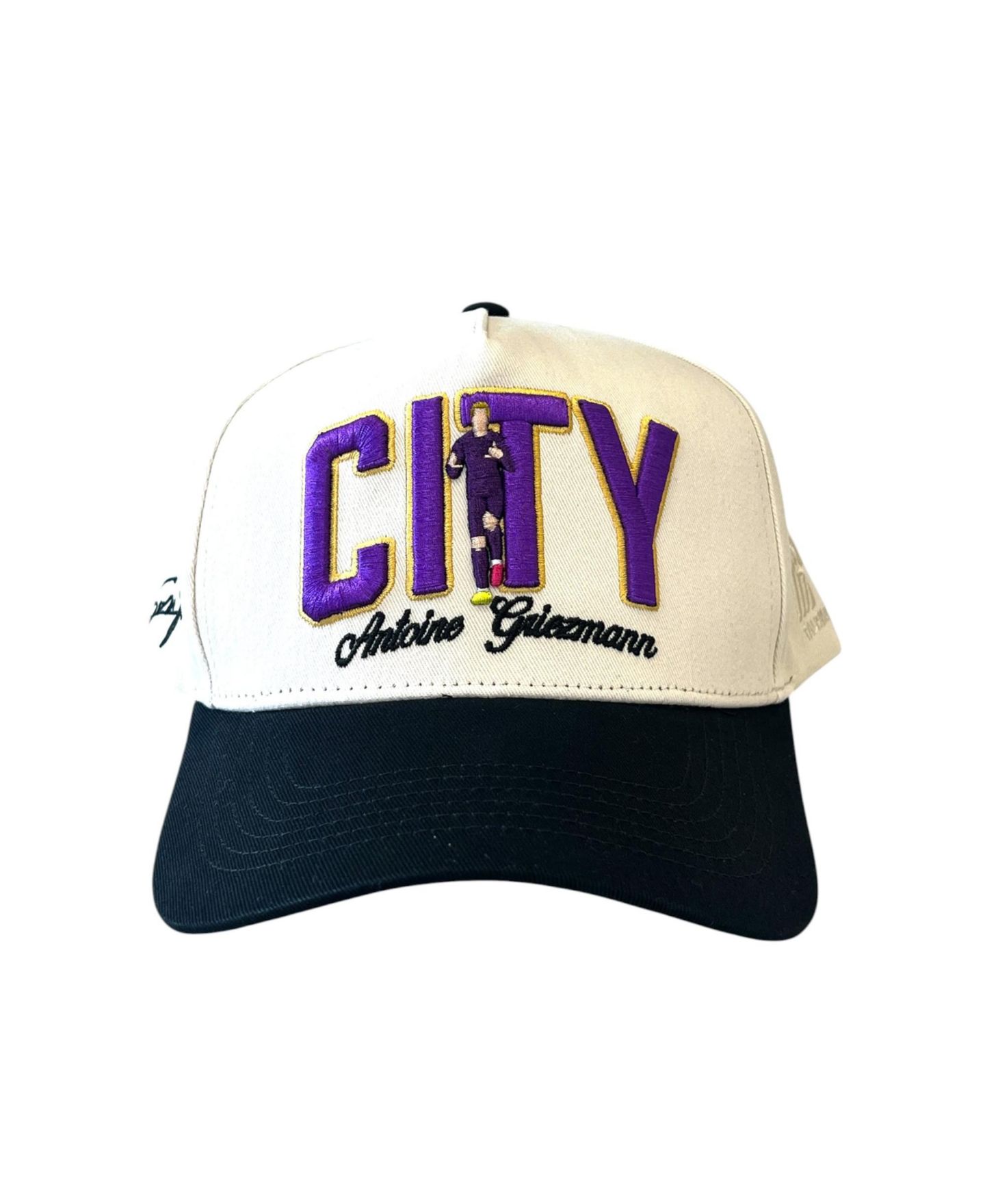 Кепка Talisman & Co Antoine Griezmann Cream/Black Orlando City SC Adjustable Hat — фото 1