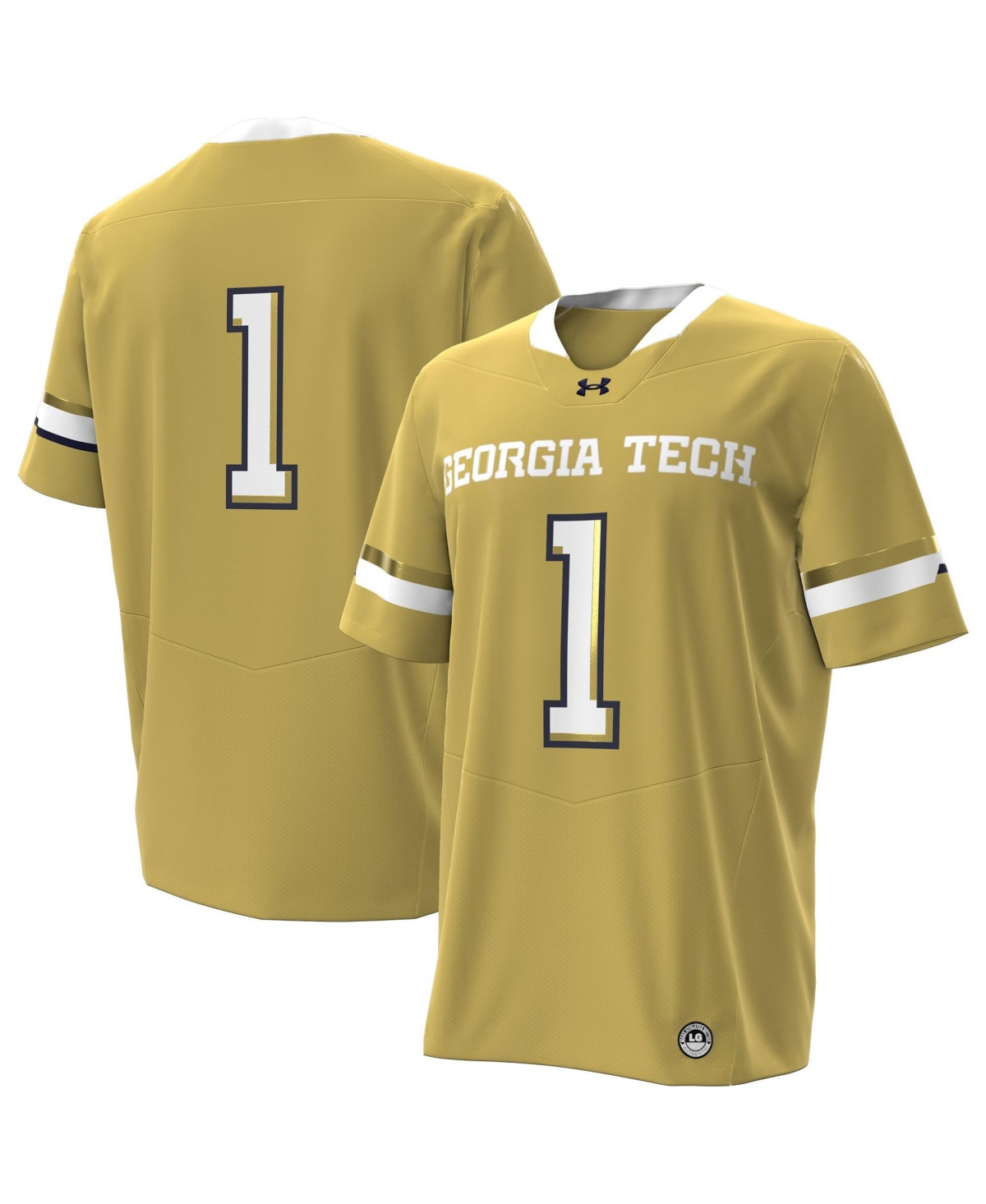 Under Armour Men's 1 Gold Georgia Tech Yellow Jackets Home Replica Football Jersey