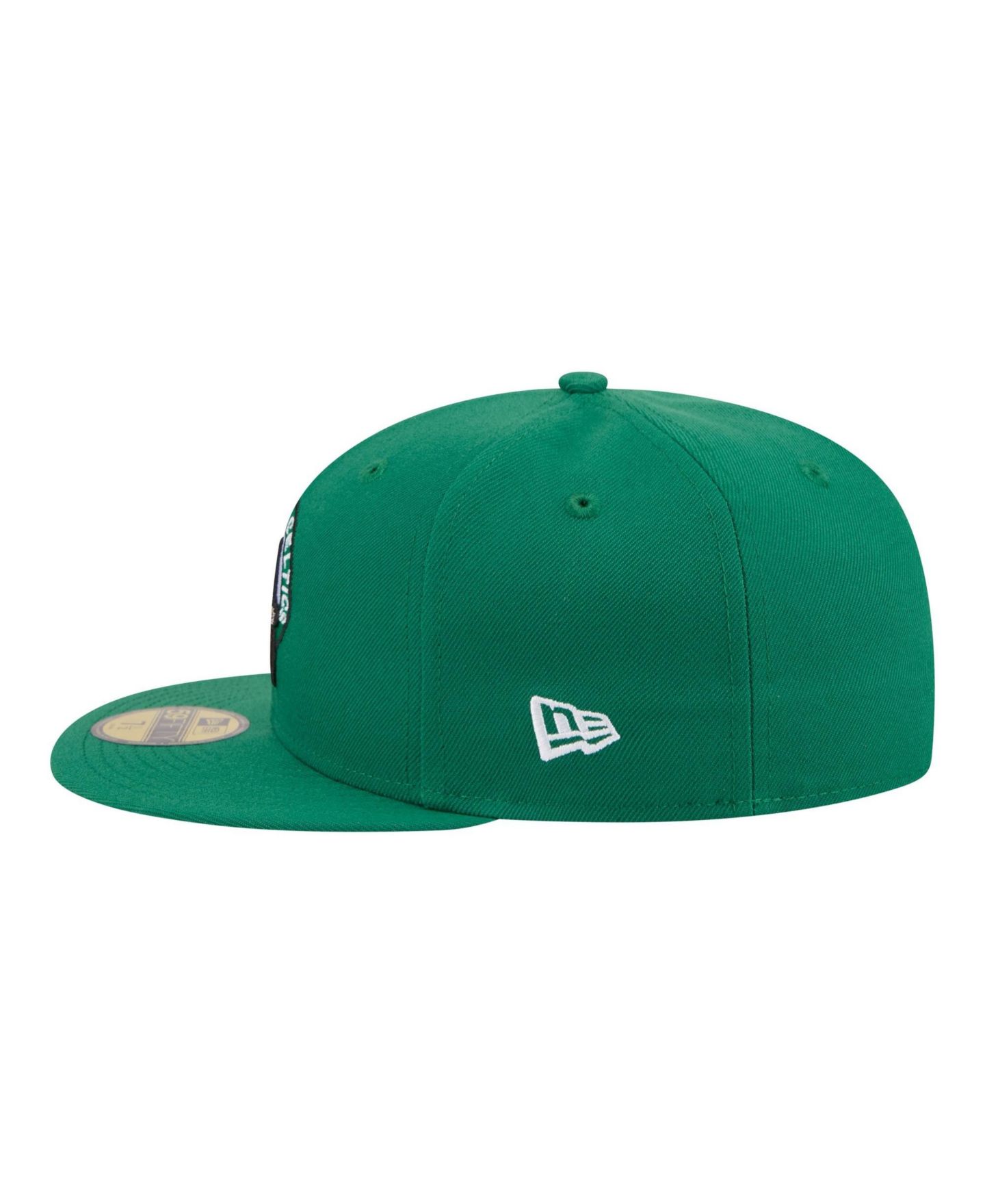 Мужская кепка New Era Kelly Green Boston Celtics Team Collage 59FIFTY Fitted Hat — фото 5