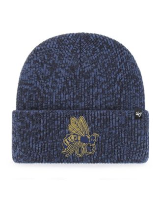 Men's and Women's Navy Georgia Tech Yellow Jackets Brain Freeze Cuff Knit Hat