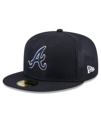 Big Boys' and Girls' Navy Atlanta Braves Batting Practice 59FIFTY Fitted Hat