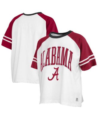 Women's White Alabama Crimson Tide Sky Color block T-Shirt