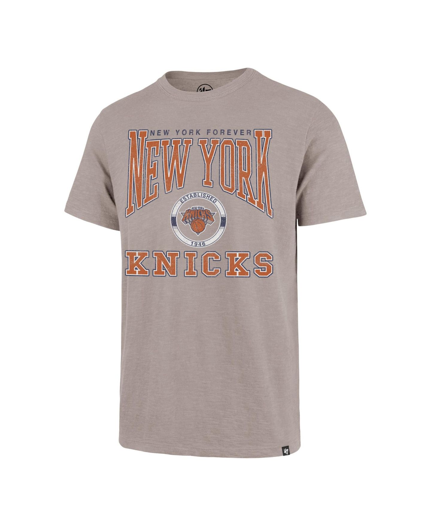 Мужская футболка '47 Brand Gray New York Knicks All Out Scrum — фото 3
