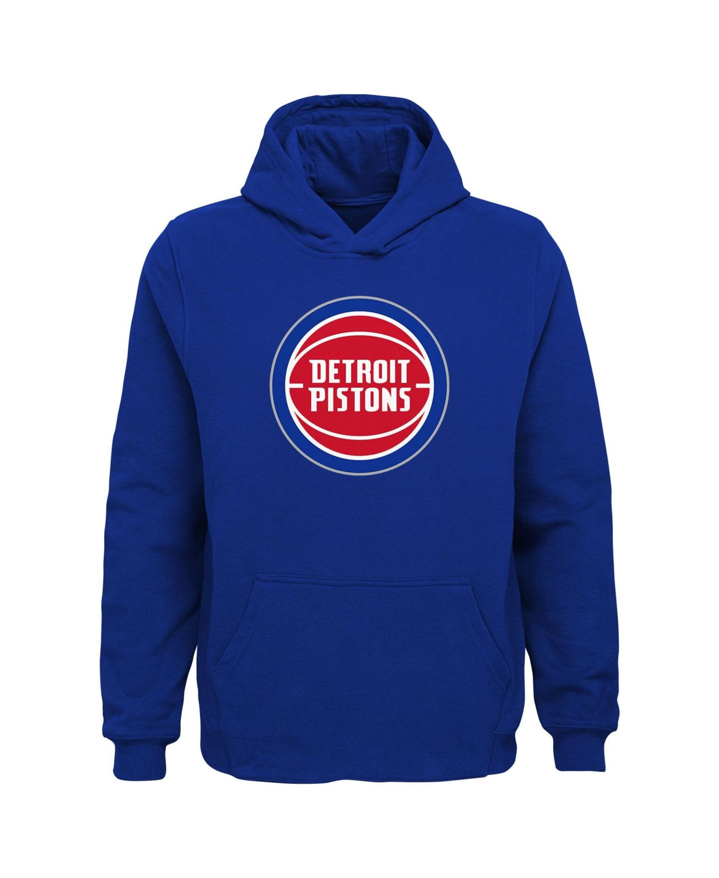 Детское худи Outerstuff Royal Detroit Pistons Primary Logo Pullover — фото 1