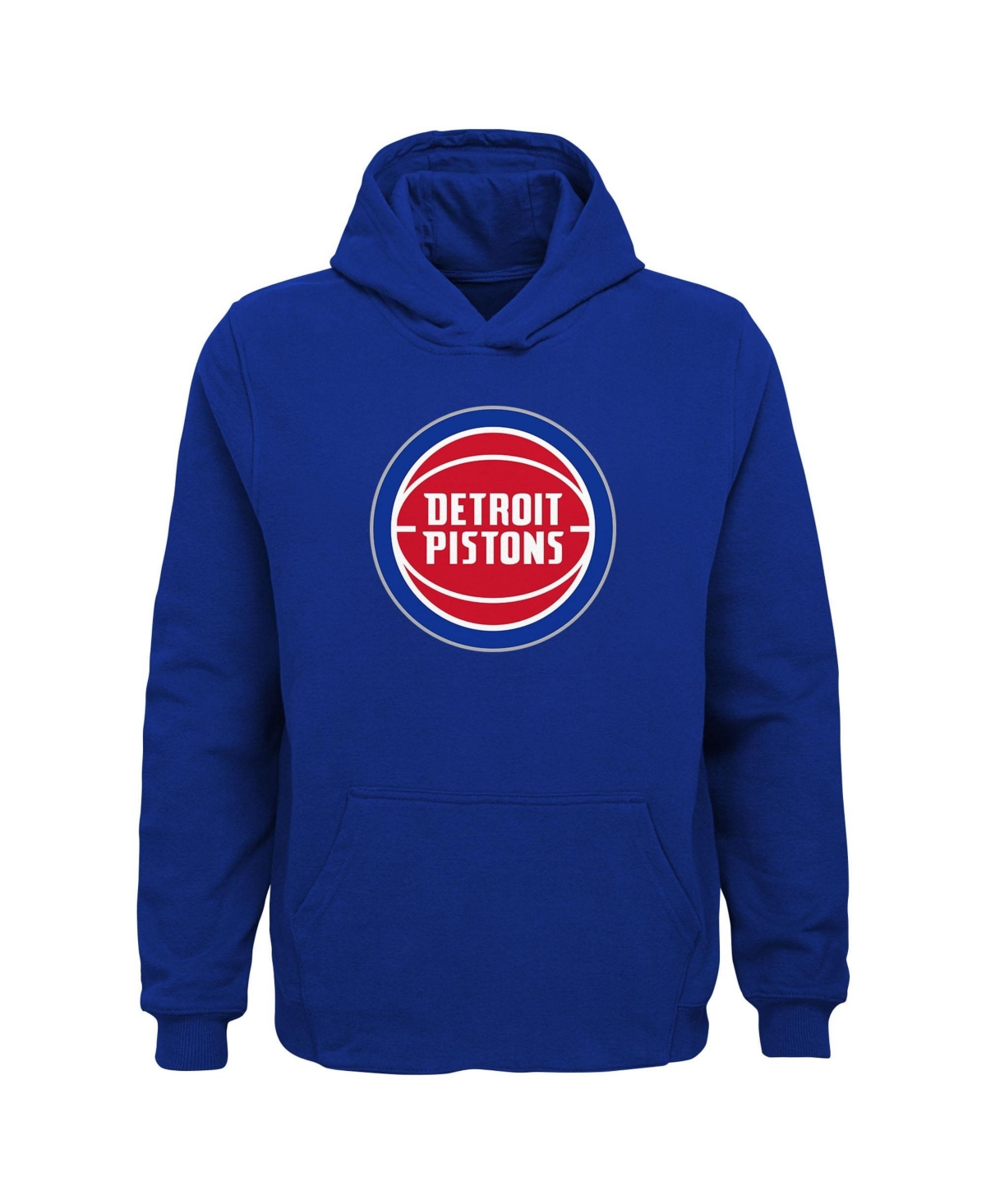 Outerstuff Big Boys' and Girls' Royal Detroit Pistons Primary Logo Pullover Hoodie - Royal