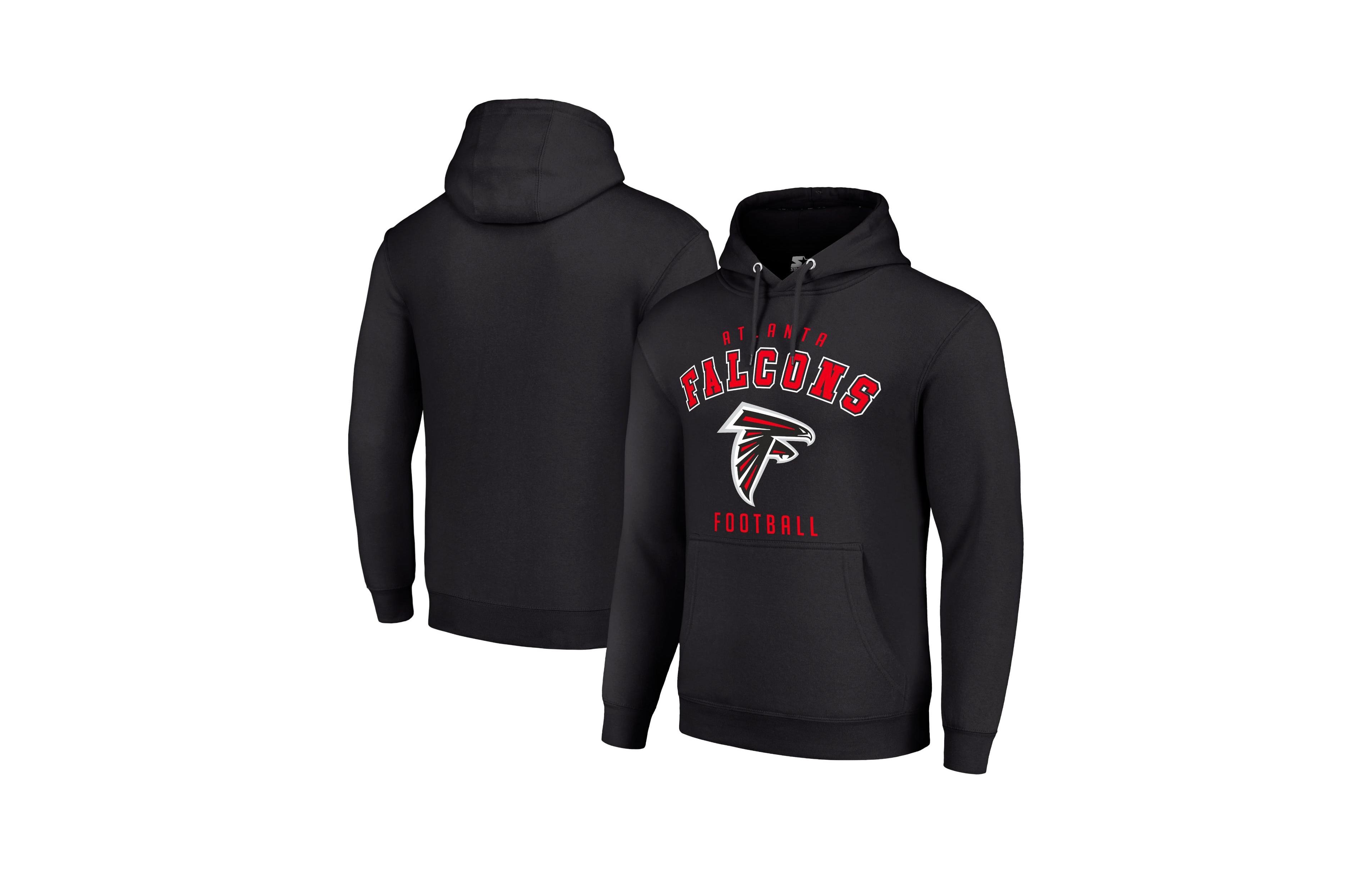 Starter Men's and Women's Black Atlanta Falcons Logo Pullover Hoodie