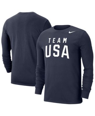 Men's Navy Dri-FIT Long-Sleeves T-Shirt
