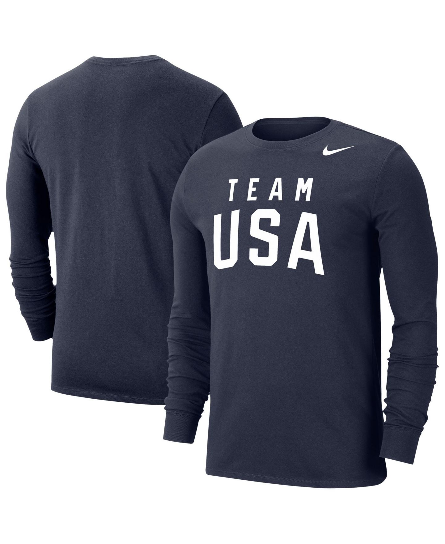 Мужская футболка Nike Navy Dri-FIT Long-Sleeves — фото 1