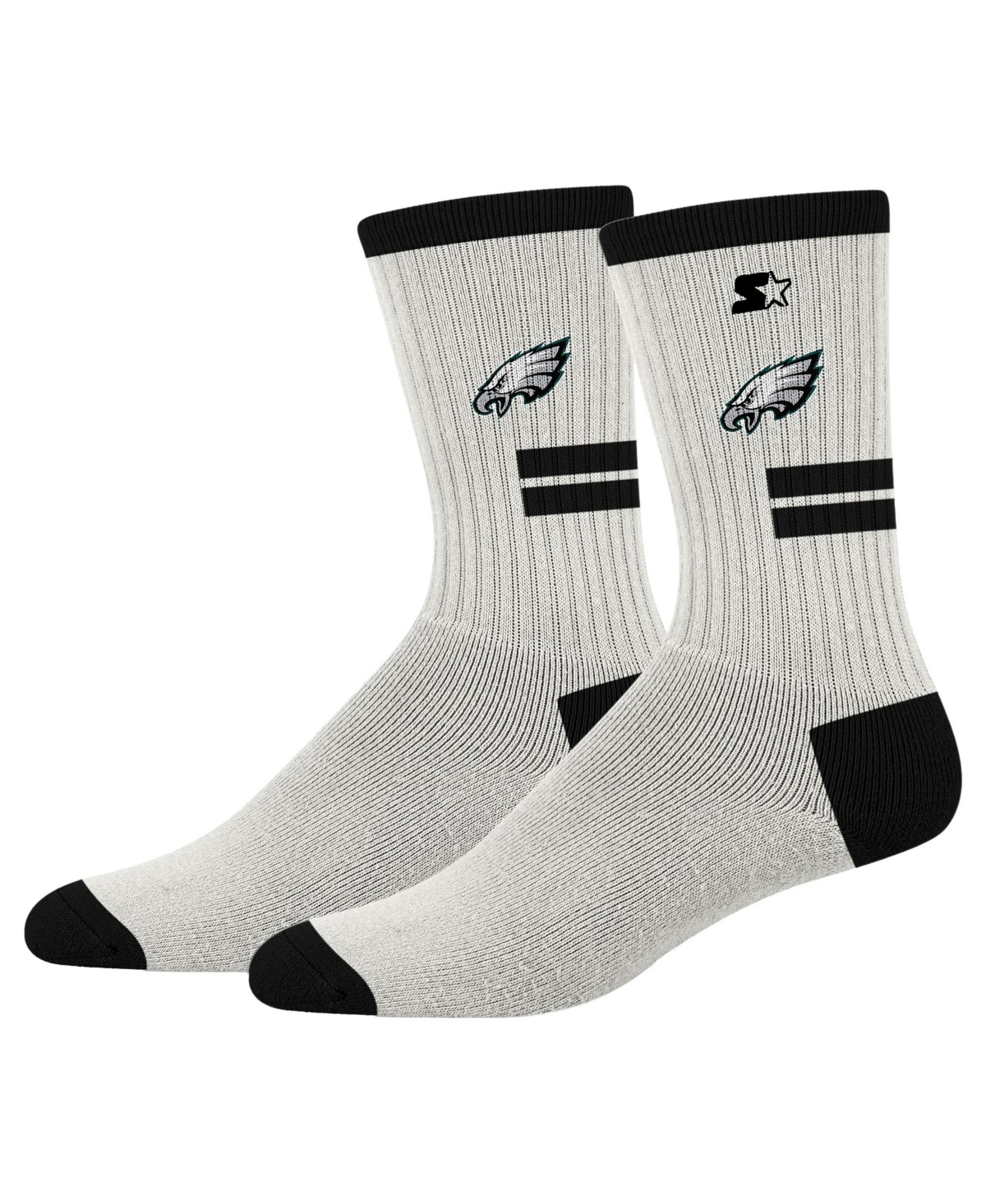 Starter Men's and Women's Cream Philadelphia Eagles Premiere Cushioned Crew Socks - Cream