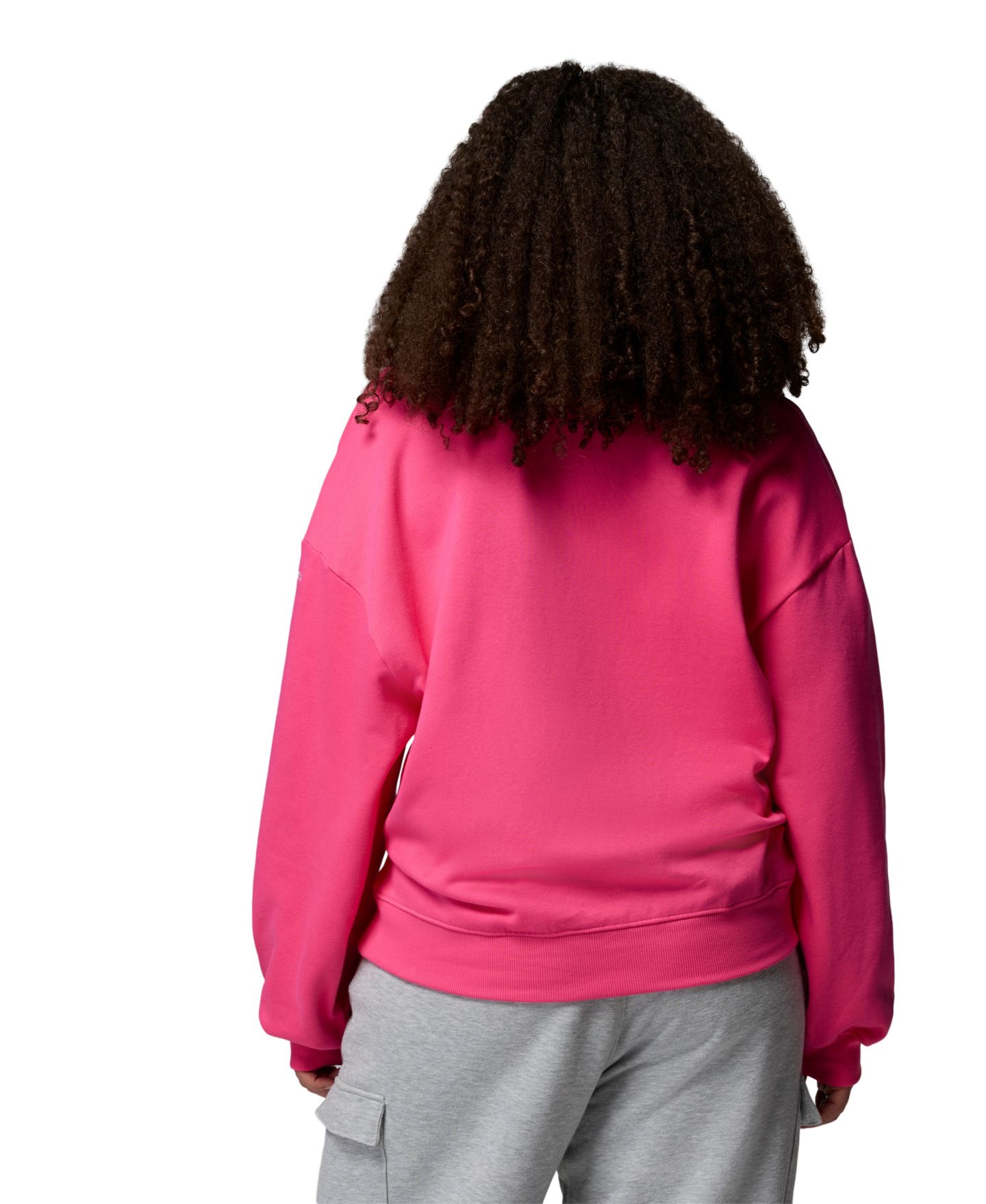 Женский свитшот Columbia Plus Size Aldermore Crewneck, цвет: Чёрный — фото 11