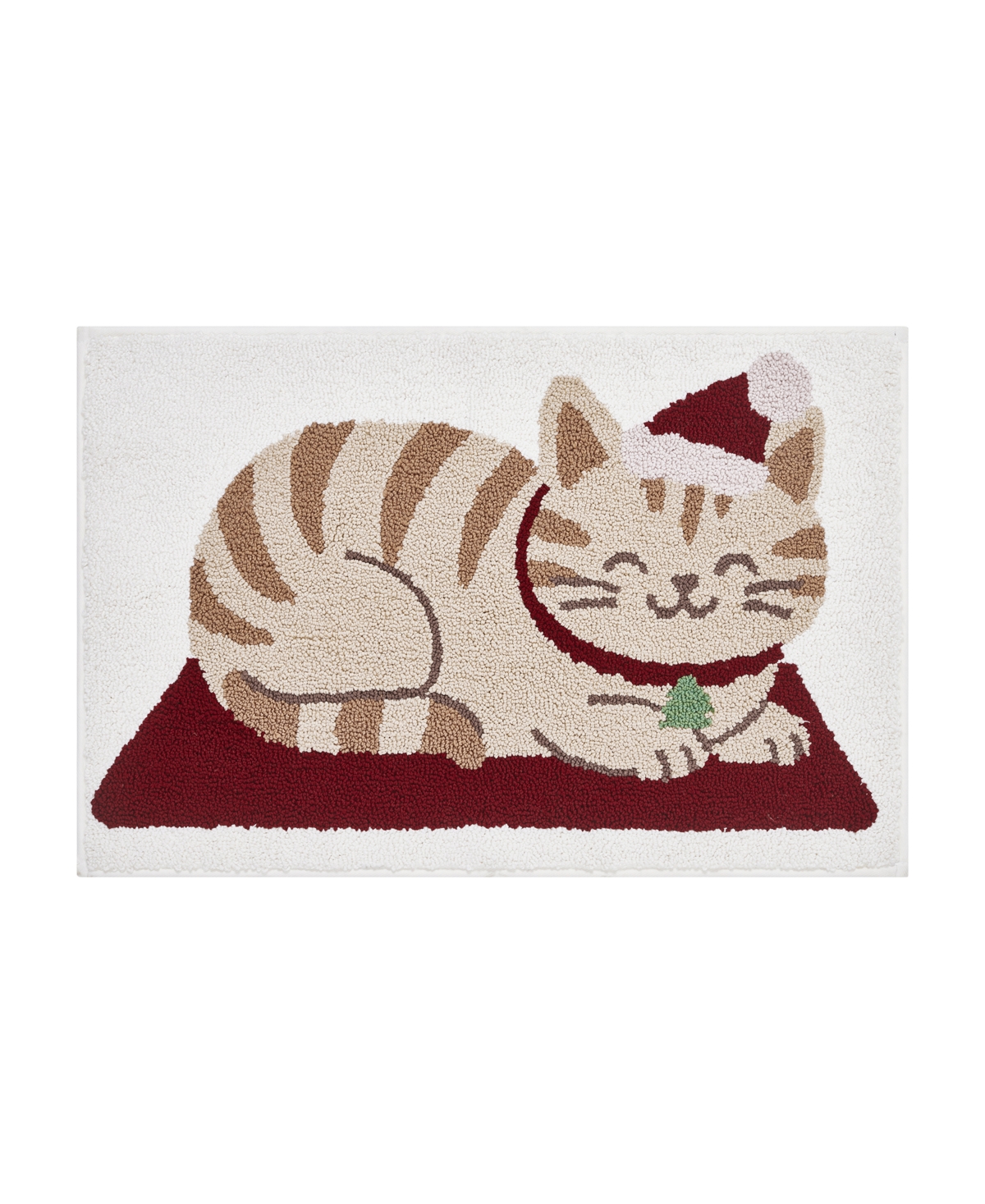 Hallmark Holiday Happy Cat Tufted Bath Rug, 20" x 30" - Multi