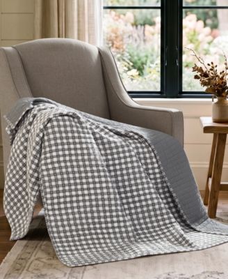 Camden Buffalo Check Quilted Throw, 50" x 60"