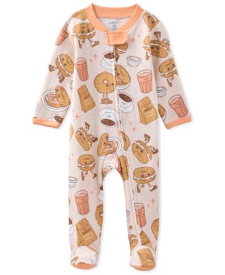 Baby Boys' and Baby Girl's Scout 2-Way Zip Footed Coveralls