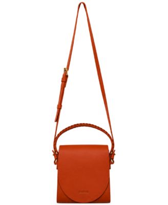 Margaux Mini Top-Handle Leather Crossbody Handbag
