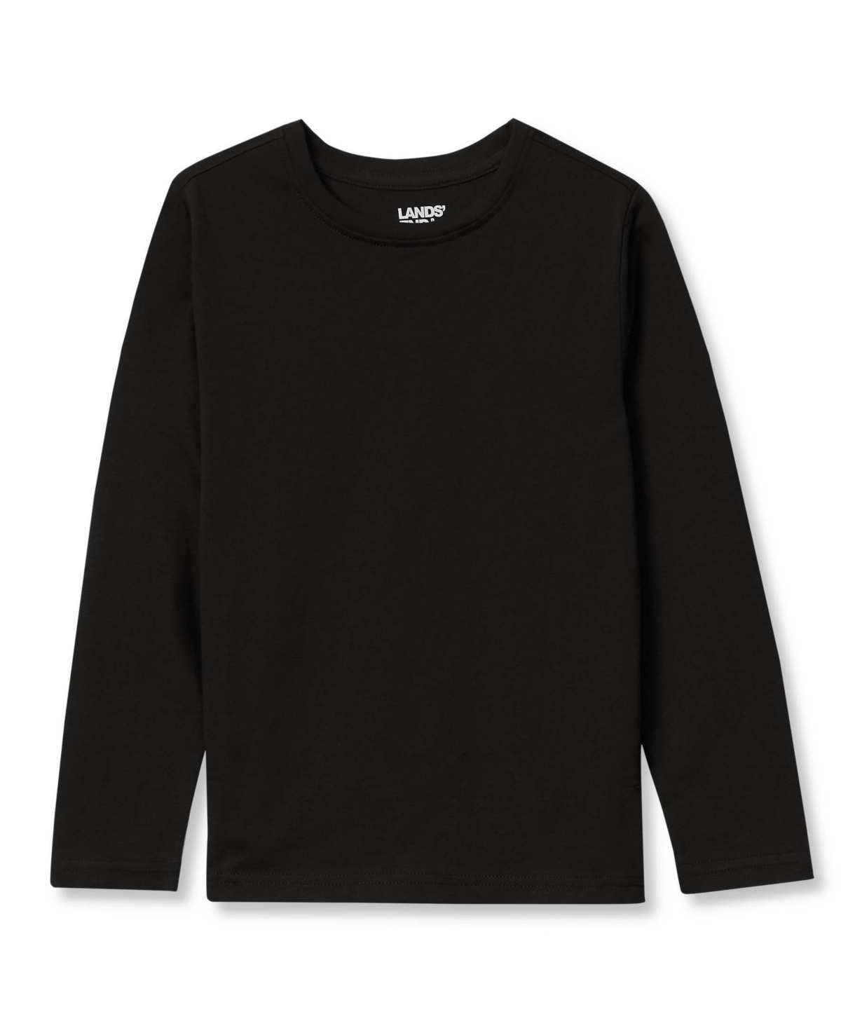 Lands' End Girl's (Xs-xxl) Long Sleeve Basic Tee