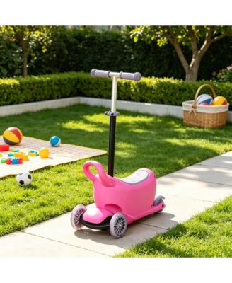 3-in-1 Ride-On with Adjustable Handlebar, 44 lb. Capacity, Ages 2-6